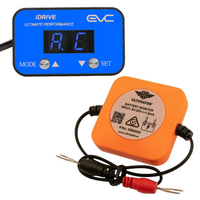 EVC iDrive Throttle Controller + battery monitor blue for Holden Commodore VE 2006 - 2013