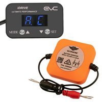 EVC iDrive Throttle Controller + battery monitor charcoal for Holden Commodore VE 2006 - 2013