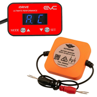 EVC iDrive Throttle Controller + battery monitor red for Holden Commodore VE 2006 - 2013