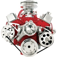 Billet Specialties Serpentine Small Block Chev V8 Lwp Mid Mount BSFM2121PC