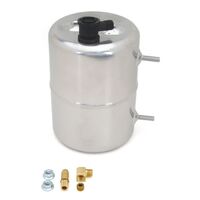 COMP Cams Vacuum Reservoir Aluminum Zinc Plated Finish with Check Valve/Hardware Each