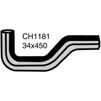 Mackay Rubber Top Radiator Hose for Mazda 626 CH1181