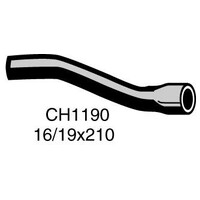 Mackay Rubber bottom radiator hose for Holden GEMINI 1.6L Petrol CH1190