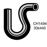 Mackay Rubber Top Radiator Hose for Holden Camira 1.6L CH1494