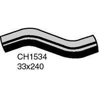 Mackay Rubber Top Radiator Hose for Nissan Skyline RM30 CH1534