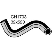 Mackay Rubber Bottom Radiator Hose for Mazda B2600 2.6L 4G54 Eng CH1703