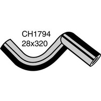 Mackay Rubber Top Radiator Hose for Ford Laser 1.3L B3 SOHC CH1794