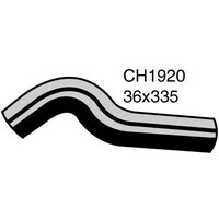 Mackay Rubber Top Radiator Hose for Toyota Landcruiser 4.2L 1HZ Di CH1920