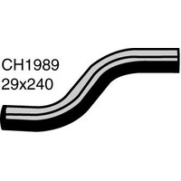 Mackay Rubber Top Radiator Hose for Holden Jackaroo 2.6L EFI 4ZEFI CH1989