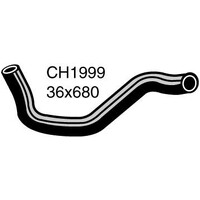 Mackay Rubber bottom radiator hose for Holden JACKAROO 3.2L V6 Petrol CH1999