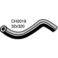 Mackay Rubber bottom radiator hose for Toyota Landcruiser 2.4L 4Cyl 2 CH2019