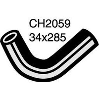 Mackay Rubber Bottom Radiator Hose for Nissan PATHFINDER 2.4L 4cyl Z2 CH2059