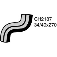 Mackay Rubber Bottom Radiator Hose for Holden Astra 1.8L C18SEL CH2187