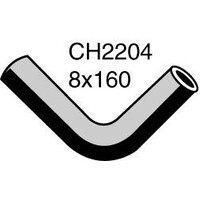 Mackay Rubber Bottom Radiator Hose for Nissan Pulsar 2.0L CH2204