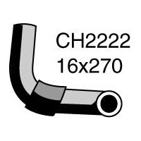 Mackay Rubber Bottom Radiator Hose for Toyota Camry 2.2L 5SFE CH2222