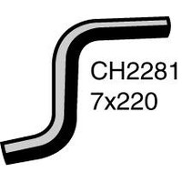 Mackay Rubber Bottom Radiator Hose for Nissan Maxima J30 CH2281