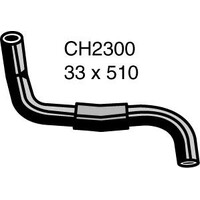 Mackay Rubber Bottom Radiator Hose for Nissan Navara 2.4L KA24E CH2300