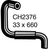 Mackay Rubber Bottom Radiator Hose for Nissan Navara 2.4L KA24E CH2376