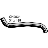 Mackay Rubber Bottom Radiator Hose for Nissan Bluebird 2.4 DOHC KA24 CH2534