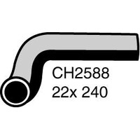 Mackay Rubber Bottom Radiator Hose for Jaguar Mark V CH2588