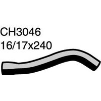 Mackay Rubber Bottom Radiator Hose for Toyota Landcruiser 4.2L Diesel CH3046