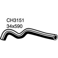 Mackay Rubber Bottom Radiator Hose for Nissan Bluebird 2.0L Diesel CH3151