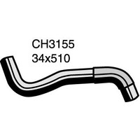 Mackay Rubber Bottom Radiator Hose for Nissan Avenir 2.0L Diesel CD20 CH3155