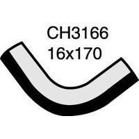 Mackay Rubber Bottom Radiator Hose for Toyota Corolla 1.6L CH3166