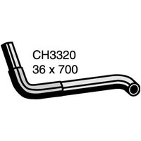 Mackay Rubber Bottom Radiator Hose for Lexus LS400 V8 1UZ-FE CH3320