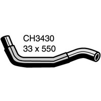 Mackay Rubber Bottom Radiator Hose for Nissan 200SX 2.0L CH3430