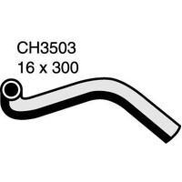 Mackay Rubber Bottom Radiator Hose for Mitsubishi Pajero 3.5L V6 6G74 CH3503