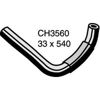 Mackay Rubber Bottom Radiator Hose for Toyota Cressida 3.0L 7MGE CH3560