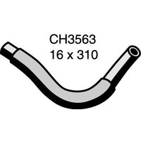 Mackay Rubber Bottom Radiator Hose for Toyota Cressida 3.0L 7MGE CH3563