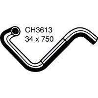 Mackay Rubber Bottom Radiator Hose for Nissan Navara 2.4L Z24 CH3613