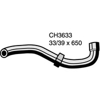 Mackay Rubber Bottom Radiator Hose for Nissan Navara 2.7L Diesel CH3633