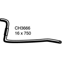 Mackay Rubber Bottom Radiator Hose for Nissan Navara 2.7L Diesel CH3666