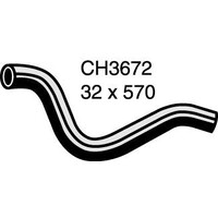 Mackay Rubber Top Radiator Hose for CHEV Lumina "W" 3.1M Engine CH3672