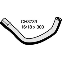 Mackay Rubber Bottom Radiator Hose for Toyota PRADO 3.0L 1 KZ-TE T/D CH3739