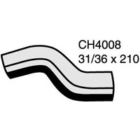 Mackay Rubber Bottom Radiator Hose for OPEL Kadett 1.3 1.4L CH4008