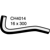 Mackay Rubber Bottom Radiator Hose for Mitsubishi Pajero 2.8L 4M40T CH4014