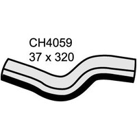 Mackay Rubber bottom radiator hose for Holden RODEO 3.0L T-Diesel 4JH CH4059