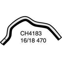 Mackay Rubber bottom radiator hose for Toyota HiLux 3.0L Turb Diesel CH4183