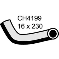 Mackay Rubber Bottom Radiator Hose for Toyota PRADO 3.4L V6 5VZ-FE CH4199