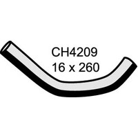 Mackay Rubber Bottom Radiator Hose for Holden RODEO 2.3L Petrol 4ZD CH4209