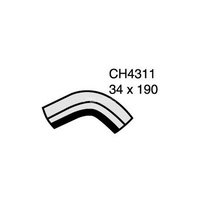 Mackay Rubber Bottom Radiator Hose for Triumph TR2 3 3A CH4311