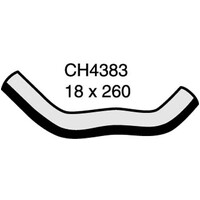 Mackay Rubber Bottom Radiator Hose for Toyota PRADO 3.0 Diesel 1KZ-TE CH4383