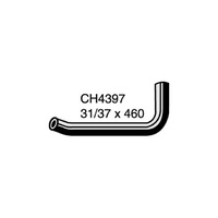 Mackay Rubber Bottom Radiator Hose for PORSCHE 924 1984cc CH4397