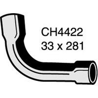 Mackay Rubber Bottom Radiator Hose for Jaguar XKE 3.8L CH4422