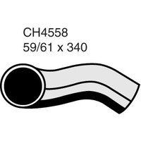 Mackay Rubber for Bottom Radiator Hose CH4558