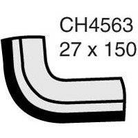 Mackay Rubber Bottom Radiator Hose for Nissan 300C Y30 SEDAN VG30E CH4563